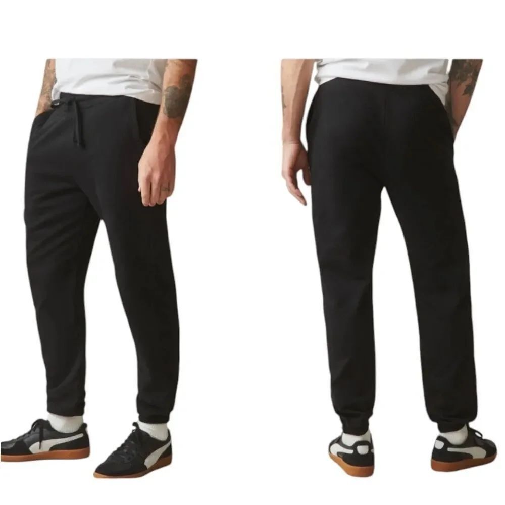 NEW American Giant Men's Classic Sweatpant Black Thick Cotton Pockets Size L
